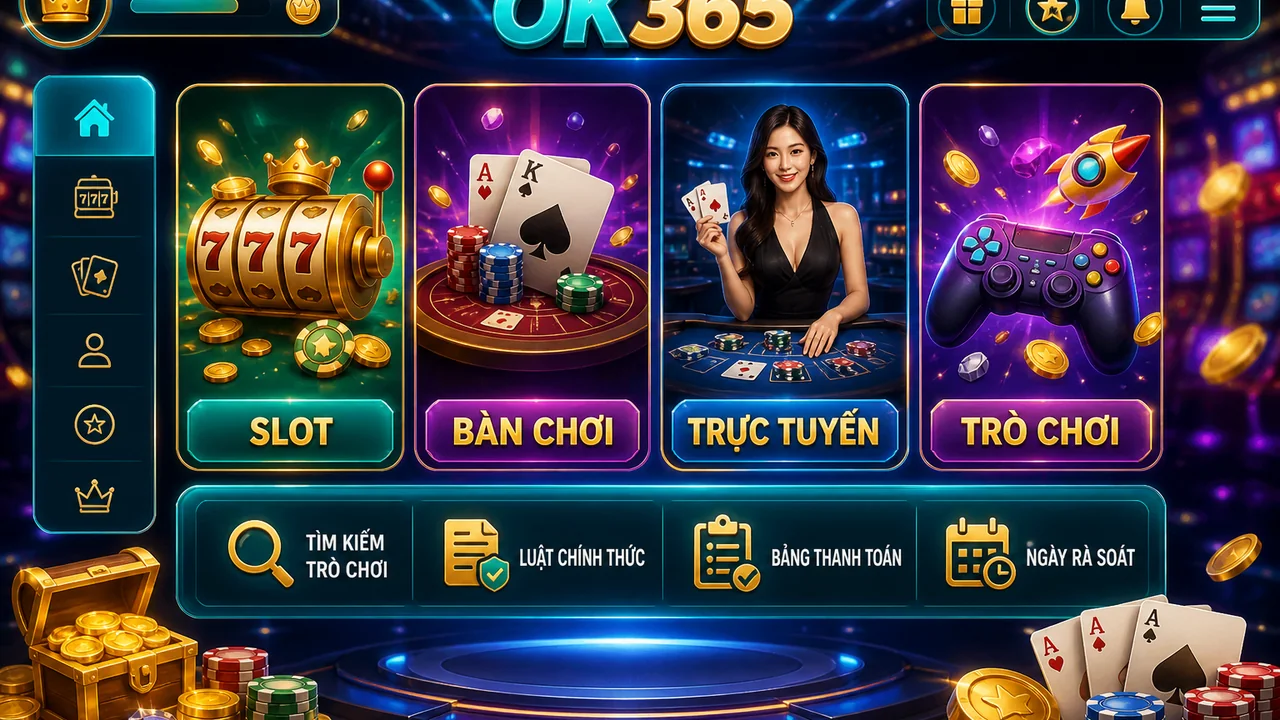 Luật rõ, tính năng đa dạng: bảng xếp hạng trò chơi OK 365 nổi bật